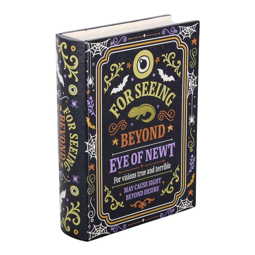 Something Different - Eye of Newt Spell Book Shaped Decorative box - Multicolours